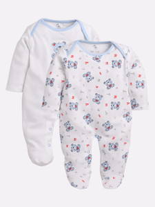 BabyGo Romper For Baby Boys & Baby Girls Casual Printed Pure Cotton