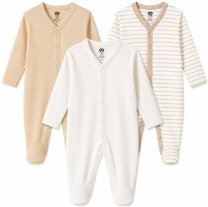Mumlove Romper For Baby Boys & Baby Girls Casual Printed Cotton Blend