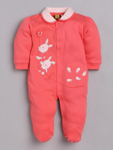 BabyGo Romper For Baby Girls Casual Printed Pure Cotton