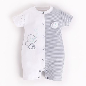 BabyGo Romper For Baby Boys Casual Printed Pure Cotton