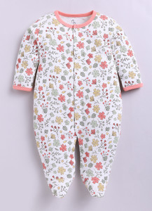 BabyGo Romper For Baby Boys & Baby Girls Casual Printed Pure Cotton