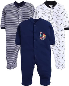 EIO Dungaree For Baby Boys & Baby Girls Striped, Solid, Printed Pure Cotton