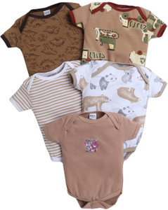 Mumlove Romper For Baby Boys & Baby Girls Casual Printed Cotton Blend