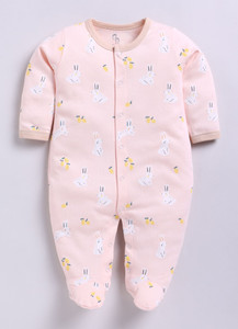 BabyGo Romper For Baby Boys & Baby Girls Casual Printed Pure Cotton