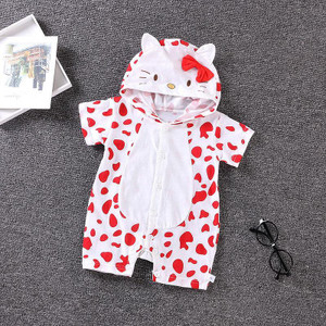 ROSE TEXTILE Romper For Boys & Girls Casual Printed Wool Blend