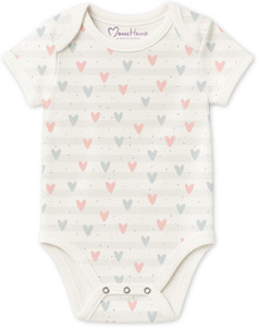 Mom's Home Romper For Baby Boys & Baby Girls Casual Printed Pure Cotton