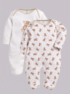 BabyGo Romper For Baby Boys & Baby Girls Casual Printed Pure Cotton