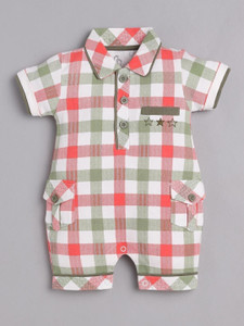 BabyGo Romper For Baby Boys Casual Solid Pure Cotton