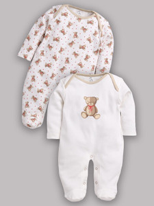 BabyGo Romper For Baby Boys & Baby Girls Casual Printed Pure Cotton