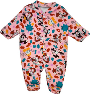 BRANDONN Romper For Baby Boys & Baby Girls Casual Printed Polycotton