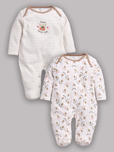 BabyGo Romper For Baby Boys & Baby Girls Casual Printed Pure Cotton