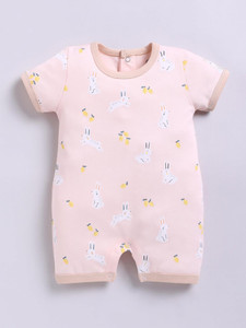 BabyGo Romper For Baby Boys & Baby Girls Casual Printed Pure Cotton