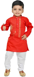 MARKWOOD FASHION Boys Festive & Party Kurta and Pyjama Set