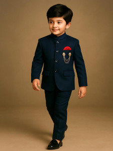 KIDCHAMP Boys Festive & Party, Wedding Blazer and Pant Set