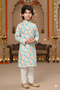 tammu designer Boys Festive & Party Kurta and Pyjama Set