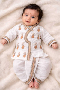 SHINING4 Baby Boys & Baby Girls Festive & Party Kurta and Dhoti Pant Set