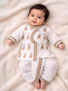 SHINING4 Baby Boys & Baby Girls Festive & Party Kurta and Dhoti Pant Set