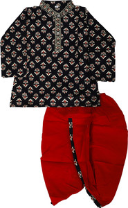 spack jerrow Baby Boys Festive & Party Dhoti & Kurta Set