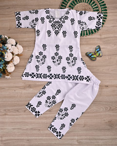Rkdress Girls Festive & Party Kurta and Pyjama Set