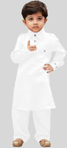FTC FASHIONS Boys Festive & Party Pathani Suit Set