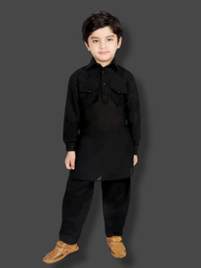 SUNCITY FASHION MART Boys Casual Kurta and Pyjama Set