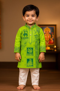 NFC CREATION Boys Festive & Party, Wedding Kurta and Pyjama Set