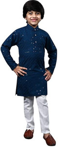 WEARUP Boys Festive & Party, Wedding Kurta and Pyjama Set