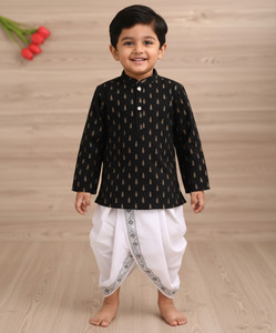 JUBA FASHION Baby Boys Festive & Party, Wedding Kurta and Dhoti Pant Set
