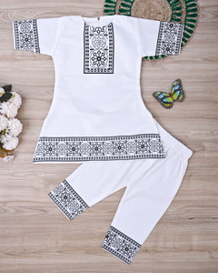 Rkdress Girls Casual Kurta and Pyjama Set