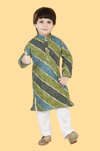 VISHESTA Boys Festive & Party Kurta and Pyjama Set