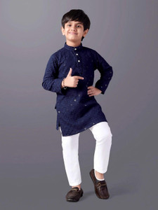 VALAKI Boys Festive & Party, Wedding Kurta and Pyjama Set