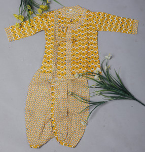 Kids Villa Baby Boys Casual Angarkha and Dhoti Pant