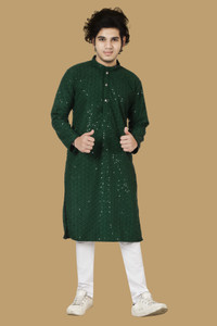 VISHESTA Boys Festive & Party Kurta and Pyjama Set