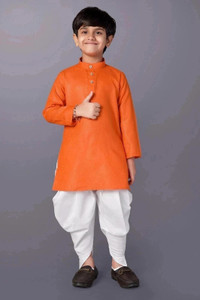 VALAKI Boys Festive & Party, Wedding Dhoti & Kurta Set