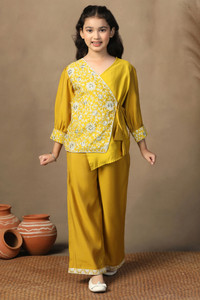 Fashion Dream Girls Festive & Party Kurta and Palazzo Set