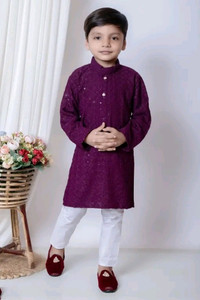 ONLINE COLLETION Baby Boys Wedding, Festive & Party Kurta and Churidar Set