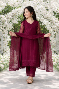 pandurang Fab Girls Festive & Party Kurta, Pyjama & Dupatta Set