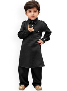 FTC FASHIONS Boys Festive & Party Pathani Suit Set