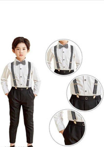 Anayra Fashion Boys Formal, Casual, Festive & Party Shirt, Waistcoat and Pant Set