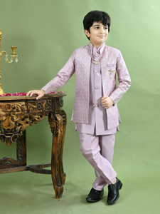BT DEZINES Boys Festive & Party, Wedding Sherwani and Churidar Set