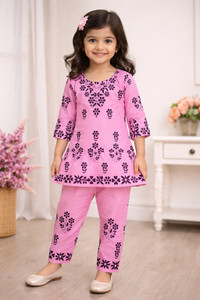 Rkdress Baby Girls Festive & Party Kurta and Pyjama Set