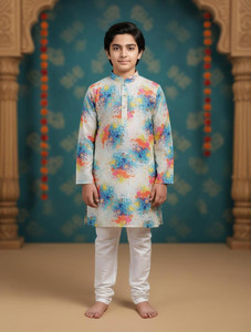 NEWCITI Baby Boys Festive & Party Kurta and Pyjama Set