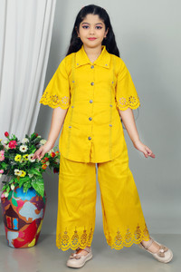 Maheera Fashion Girls Festive & Party Kurta and Palazzo Set