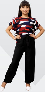 LEERUKA Girls Festive & Party Kurta and Palazzo Set