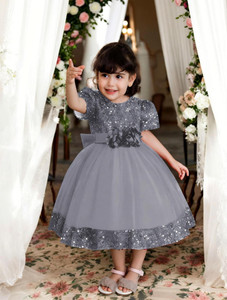 Texaso Premium Girls Calf Length Festive/Wedding Dress