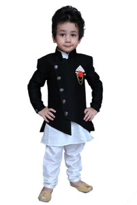 GREAT BEAR Baby Boys Festive & Party Kurta, Waistcoat and Breeches Set