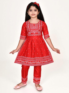 Sajjat Dresses Girls Below Knee Party Dress