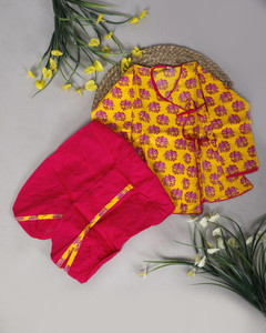 Kids Villa Baby Boys Casual Angarkha and Dhoti Pant