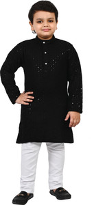 BT DEZINES Boys Wedding Kurta and Pyjama Set