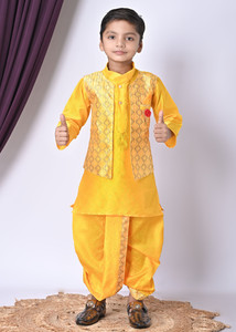 Bright Garments Dresses Boys Festive & Party Kurta and Dhoti Pant Set